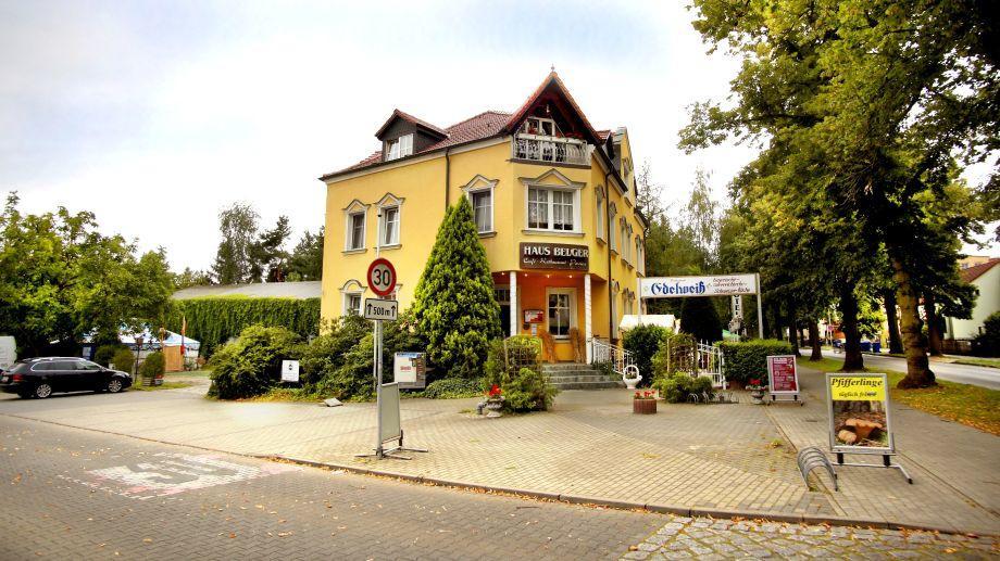 Haus Belger Hotel Grossziethen Bagian luar foto